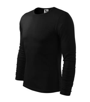 Pánske tričko s dlhým rukávom Fit-T LS 119, 01 Čierna