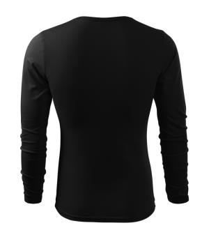 Pánske tričko s dlhým rukávom Fit-T LS 119, 01 Čierna (3)