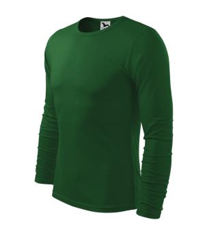 Pánske tričko s dlhým rukávom Fit-T LS 119, 06 Fľaškovozelená