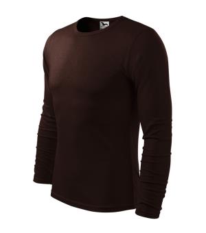 Pánske tričko s dlhým rukávom Fit-T LS 119, 27 Kávová