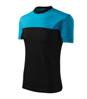 Tričko unisex Colormix 109, 44 Tyrkysová