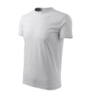 Unisex tričko Adler Classic 101, 03 Svetlosivý Melír