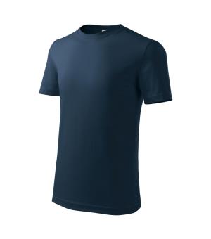 Detské tričko krátky rukáv Classic New 135, 02 Tmavomodrá