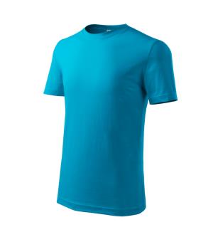 Detské tričko krátky rukáv Classic New 135, 44 Tyrkysová