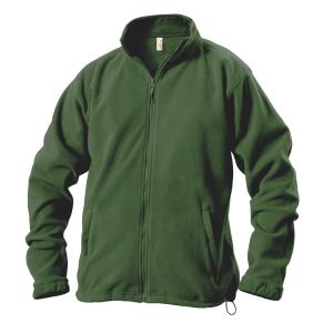 Fleecová mikina  Jacket Alex Fox, lesná zelená