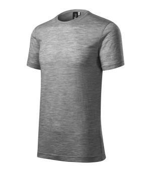 Pánske tričko Merino Rise 157, 12 Tmavosivý Melír