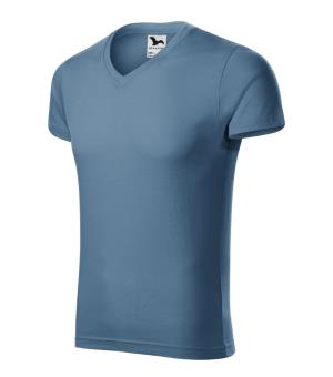 Pánske tričko Slim Fit V-neck 146, 60 Denim