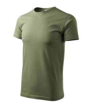 Bavlnené unisex tričko Heavy New 137, 09 Khaki