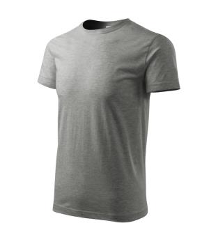 Bavlnené unisex tričko Heavy New 137, 12 Tmavosivý Melír
