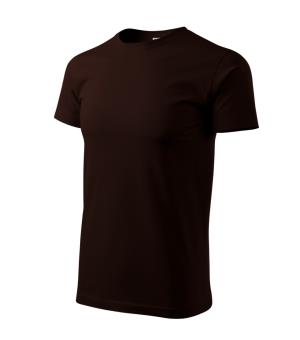 Bavlnené unisex tričko Heavy New 137, 27 Kávová
