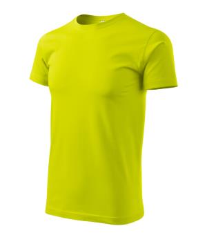 Bavlnené unisex tričko Heavy New 137, 62 Limetková