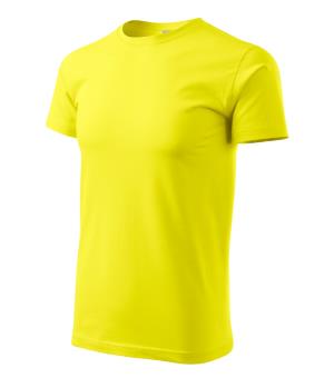 Bavlnené unisex tričko Heavy New 137, 96 Citrónová