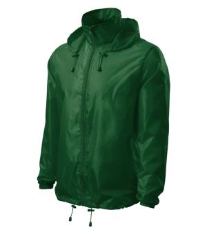 Unisex Vetrovka Windy 524, 06 Fľaškovozelená