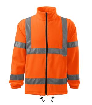 Flisová bunda HV Fleece Jacket 5V1, 98 Reflexná Oranžová (2)