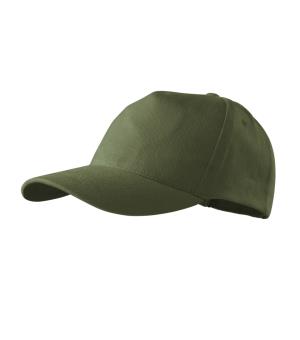Bavlnená 5 panelová šiltovka 5P 307, 09 Khaki