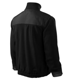 Fleesová pánska bunda s krytými ramenami Jacket Hi-Q 506, 01 Čierna