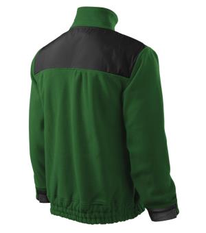 Fleesová pánska bunda s krytými ramenami Jacket Hi-Q 506, 06 Fľaškovozelená