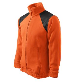 Unisex fleesová bunda s krytými ramenami Jacket Hi-Q 506, 11 Oranžová