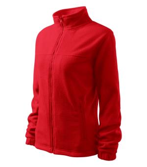 Dámska fleesová mikina Jacket 504, 07 Červená