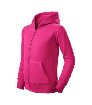 Detská mikina s kapucňou Trendy Zipper 412, 40 Purpurová