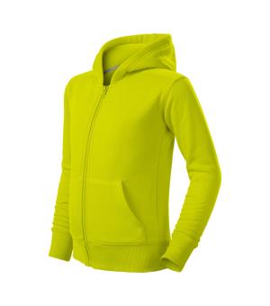 Detská mikina s kapucňou Trendy Zipper 412, 62 Limetková