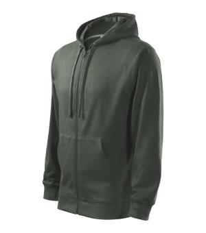 Pánska mikina s kapucňou Trendy Zipper 410, 67 Tmavá Bridlica