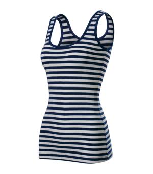 Pruhovaný dámsky top / tielko / tričko Sailor 806, 02 Tmavomodrá