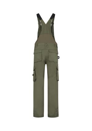 Pracovné nohavice na traky Bib & Brace Twill Cordura, 29 Army (3)