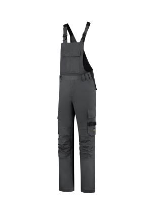 Pracovné nohavice na traky Bib & Brace Twill Cordura, T4 Tmavosivá (2)