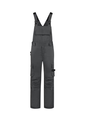 Pracovné nohavice na traky Bib & Brace Twill Cordura T67, T4 Tmavosivá