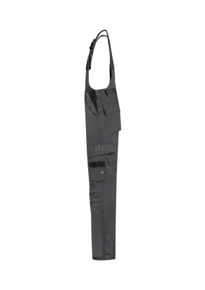 Pracovné nohavice na traky Bib & Brace Twill Cordura, T4 Tmavosivá (4)