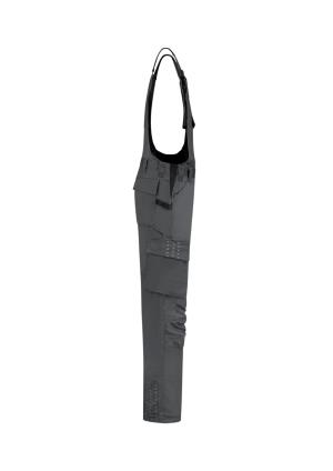 Pracovné nohavice na traky Bib & Brace Twill Cordura, T4 Tmavosivá (5)