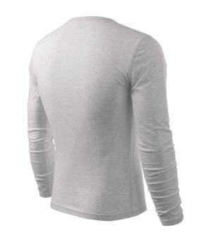 Pánske tričko s dlhým rukávom Fit-T LS 119, 03 Svetlosivý Melír (4)
