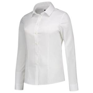 Dámska blúzka Fitted Stretch Blouse T24, T0 Biela