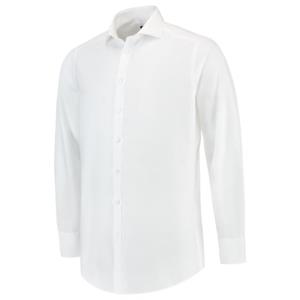 Pánska košeľa dlhý rukáv Fitted Stretch Shirt T23, T0 Biela