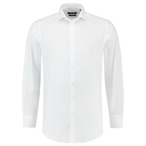 Pánska košeľa dlhý rukáv Fitted Stretch Shirt T23, T0 Biela (2)