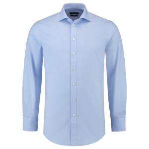 Pánska košeľa dlhý rukáv Fitted Stretch Shirt T23, TC Blue (2)
