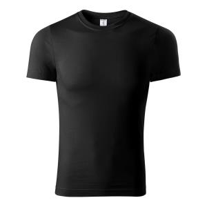 Polyester SJ tričko unisex, 01 Čierna