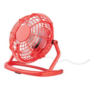 Miclox ventilátor s USB, Červená