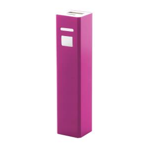 USB power banka Thazer, purpurová