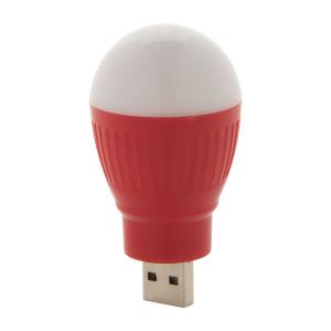 USB LED lampička Kinser, Červená (3)