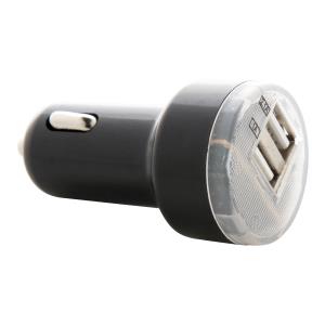 USB nabíjačka do auta Denom, čierna (3)