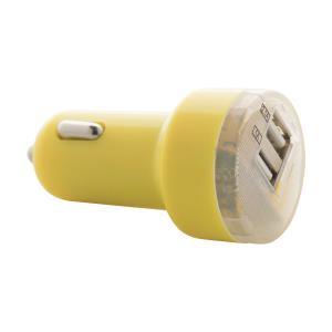 USB nabíjačka do auta Denom, žltá (3)
