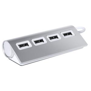 USB hub Weeper, strieborná