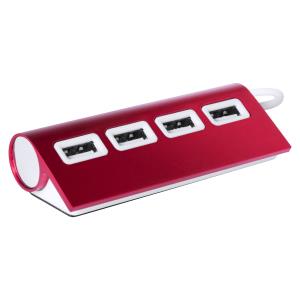 USB hub Weeper, Červená