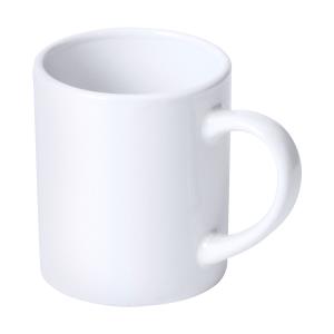 Keramický hrnček na sublimáciu MultiColour Mini, Biela