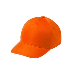 Baseballová 5-panelová šiltovka pre deti Modiak, oranžová