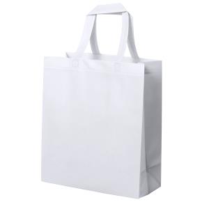 Nákupná taška Kustal, biela