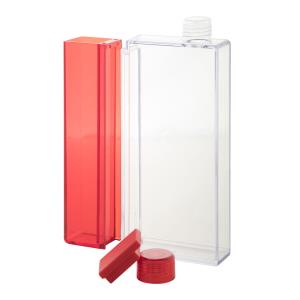 Plastová fľaša na vodu Flisk, Červená (2)