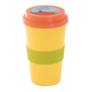 Termo hrnček na zákazku CreaCup, žltá